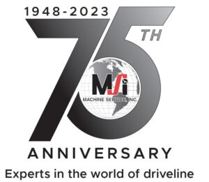 75th anniversary, msi, machine service, driveline manufacturing, drive shafts, industrial, wisconsin